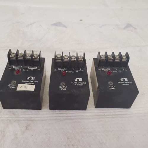 Lot of 3 Omega Engineering PHA-50 Isolator Module - Image 1