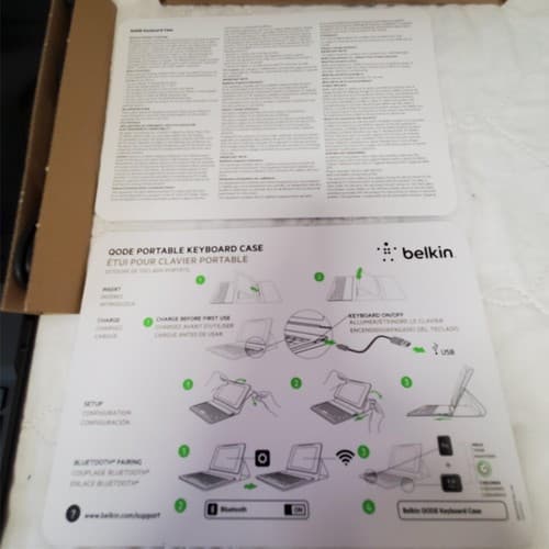 Lot of 4 Belkin F5L164 QODE Portable Keyboard Case - Thumbnail 8