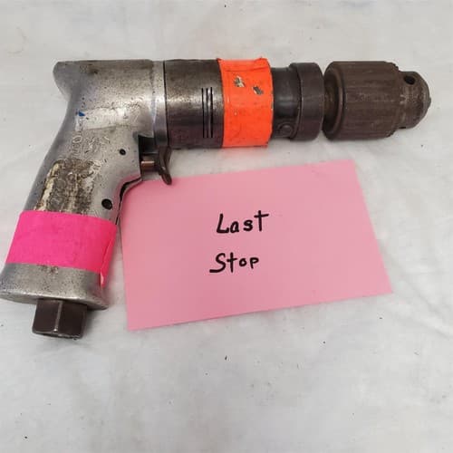 chicago Pneumatic 3217 PushY Pistol Grip Pneumatic Air Drill Air Tool WW-19 - Thumbnail 4