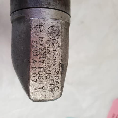 chicago Pneumatic 3217 PushY Pistol Grip Pneumatic Air Drill Air Tool WW-19 - Thumbnail 3