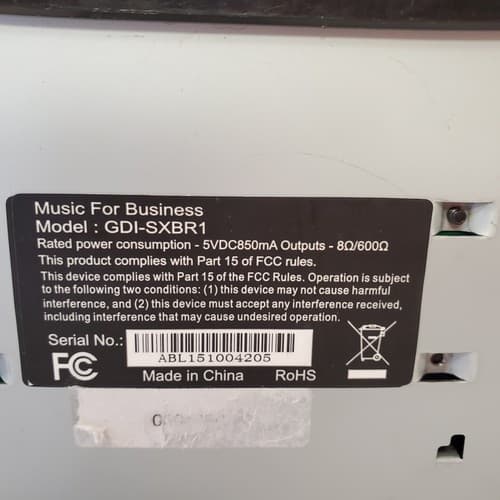 Sirius XM Music For Business Digital Radio Grace Digital 2013 GDI-SXBR1 - Thumbnail 5