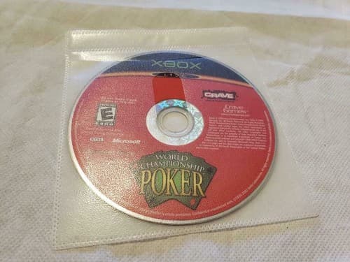 World Championship Poker Video Game Microsoft Xbox - GAME DISC ONLY - Image 1