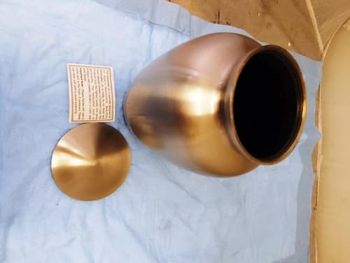 Modern Beautiful Design Handcrafted Urn for Human Ashes BA-612 - Thumbnail 7