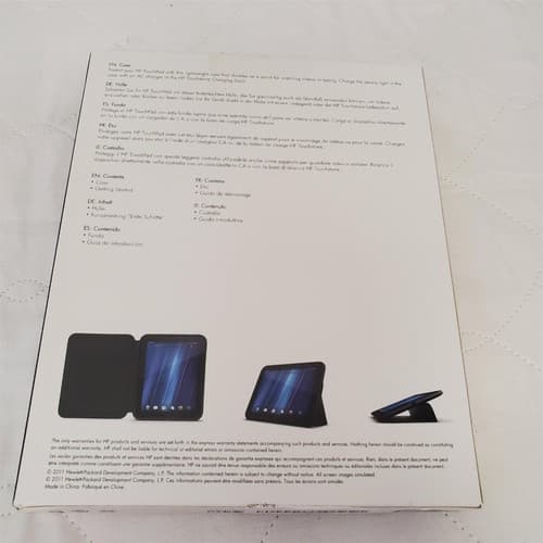 HP Touchpad Tablet Case Folio Folding FB343AA#AC3 - Thumbnail 2