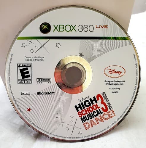 High School Musical 3 Senior Year Dance! Microsoft Xbox 360 Game DISC ONLY - Image 1