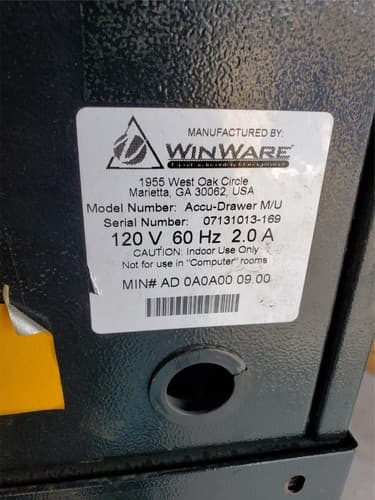 WinWare Accu-Drawer MMU Tool Control Cabinet Storage Shop Box 169 - Thumbnail 7