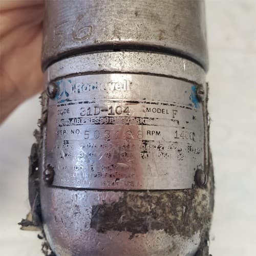 Rockwell Pistol Grip Pneumatic Air Drill Air Tool KK-45 - Thumbnail 5