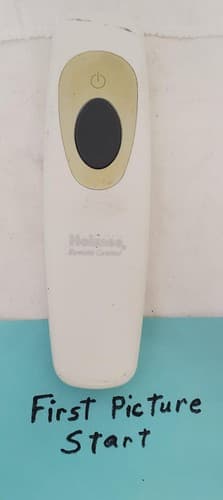 Holmes One Button Fan Heater White Remote Control - Image 1