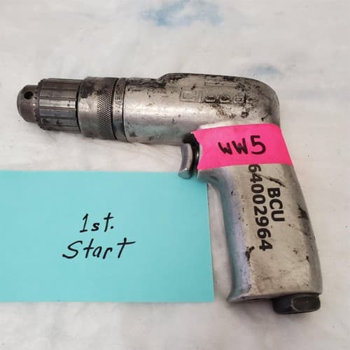 Cleco Pistol Grip Pneumatic Air Drill Air Tool WW-5 - Image 1