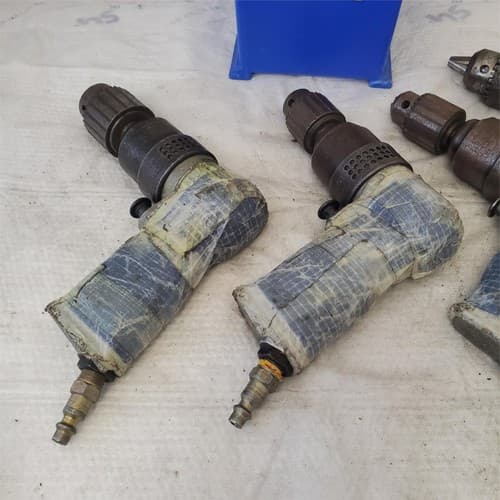 Used Rockwell Pistol Grip Pneumatic Air Drill Air Tool Lot-96 - Thumbnail 9