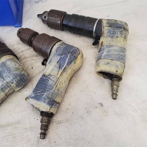 Used Rockwell Pistol Grip Pneumatic Air Drill Air Tool Lot-96 - Thumbnail 8