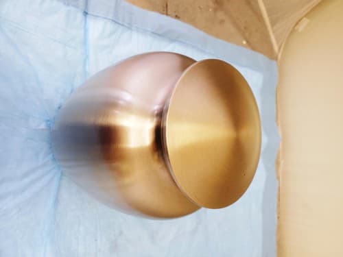 Modern Beautiful Design Handcrafted Urn for Human Ashes BA-612 - Thumbnail 5