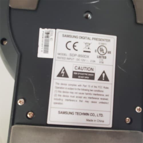 Samsung Sdp-850DX Digital Presenter Projector 1024 X 768 14x Zoom Camera - Thumbnail 15