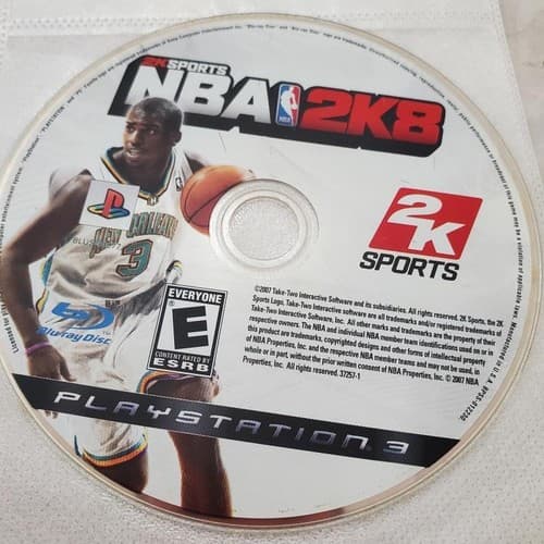2K Sports NBA 2K8 Sony PlayStation 3 Video Game Disc Only - Image 1