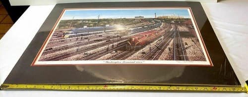 Mainline Memories 'Washington Terminal 1951 ' Railroad Art - Thumbnail 6