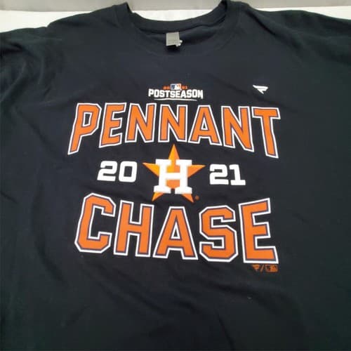 Brand New Houston Astros Fanatics Branded 2021 Pennant Black T-Shirt 3XL - Thumbnail 2