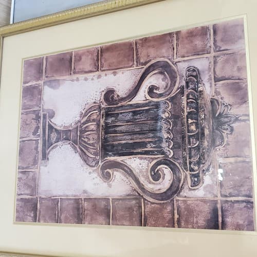 Two Tuscan Urn Vase Renaissance Art Prints Gold Gilt Framed 24 x 30 - Thumbnail 8