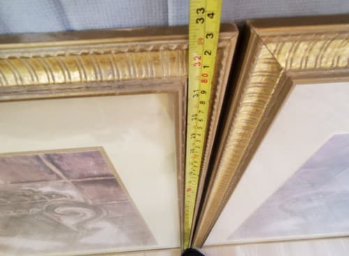 Two Tuscan Urn Vase Renaissance Art Prints Gold Gilt Framed 24 x 30 - Thumbnail 12