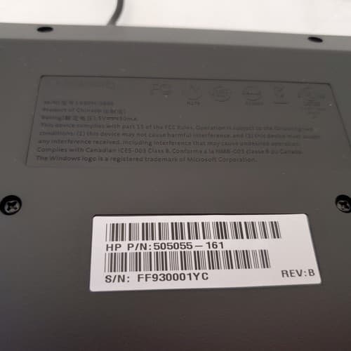 HP Compaq Ps/2 Latin America Keyboard 505055-161 Excellent Condition - Thumbnail 5