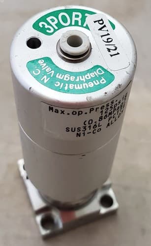 Pneumatic N.C. 3870-00898 Diaphragm Air Valve 3Port-I 58-87 Psig 125 Psig Max - Thumbnail 4