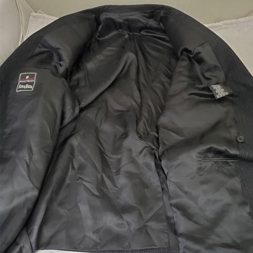 Hickey Freeman Collection Neiman Marcus Wool Blazer Suit Jacket Sport Coat 48L - Thumbnail 3