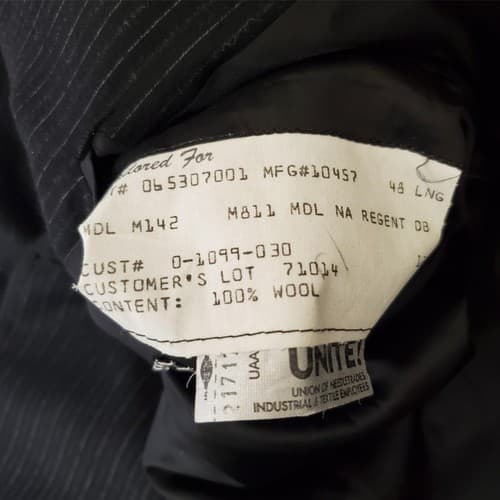 Hickey Freeman Collection Neiman Marcus Wool Blazer Suit Jacket Sport Coat 48L - Thumbnail 8