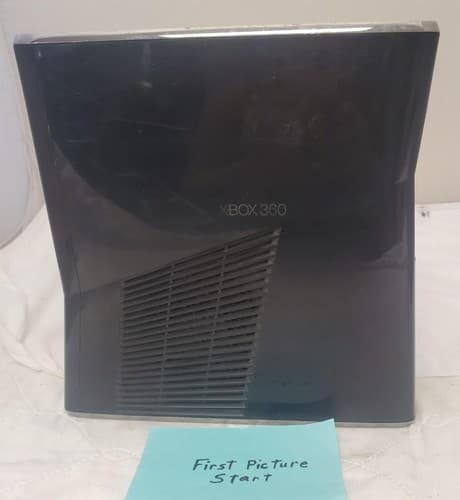 Microsoft Xbox360 S 1439 Black Console RED RING - Image 1