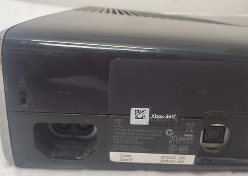 Microsoft Xbox360 S 1439 Black Console RED RING - Thumbnail 5