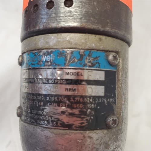 Rockwell Pistol Grip Pneumatic Air Drill Air Tool SS-25 - Thumbnail 3