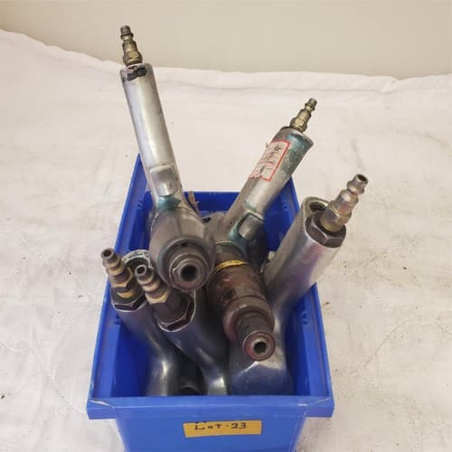 Lot of 5 Cleco Pneumatic Pistol Grip 1/4" Screwdriver/Nutrunner Air Tools Lot-23 - Thumbnail 4