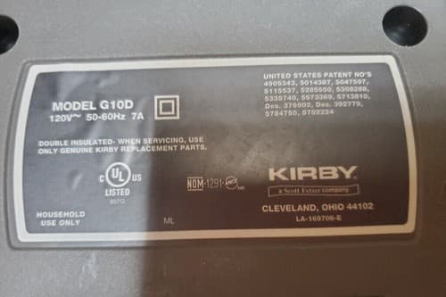 KIRBY G10D Upright Vacuum Cleaner - No Attachments - Thumbnail 6