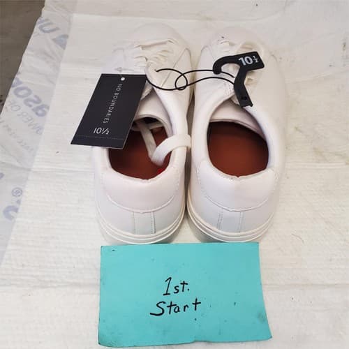 Jack and Jones PU Sneakers Mens White UK 10 EUR 44 US - Image 1