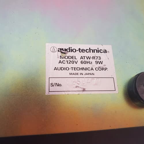Vintage Audio-Technica ATW-R73x UHF Receiver 120V 60hz 9W - Rackmountable - Thumbnail 8