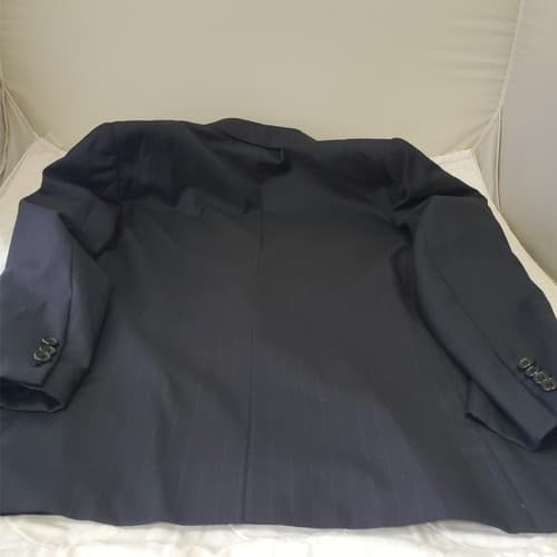 HICKEY FREEMAN Sartorial Navy Blue Striped Blazer Suit Jacket Sport Coat 42S - Thumbnail 2