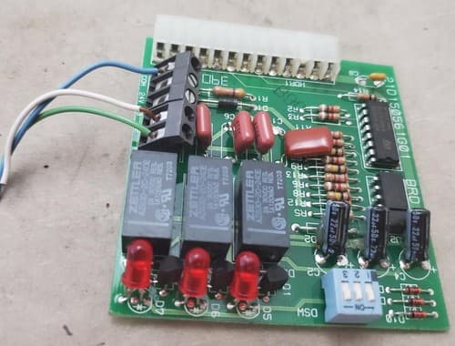 Trane Zettler Zone/Bypass Control Card Zzcardal010 21D150561G01 - Image 1