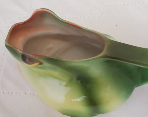 Antique Vintage Royal Bayreuth FROG Creamer Mug - Thumbnail 7