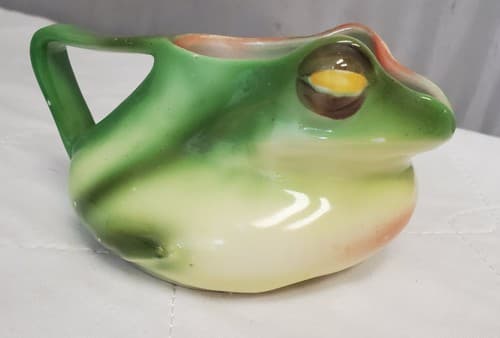 Antique Vintage Royal Bayreuth FROG Creamer Mug - Thumbnail 10