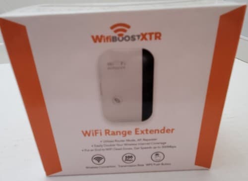 Wi-Fi Boost XTR Wi-Fi Range Extender REPEATER . Quick Plug In Installation - Image 1