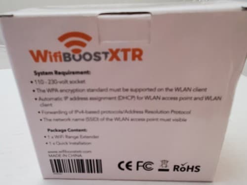 Wi-Fi Boost XTR Wi-Fi Range Extender REPEATER . Quick Plug In Installation - Thumbnail 3