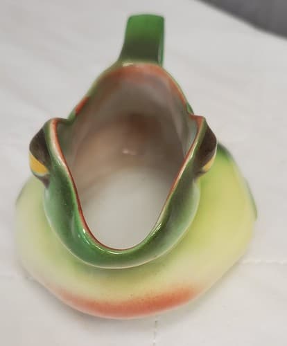 Antique Vintage Royal Bayreuth FROG Creamer Mug - Thumbnail 9