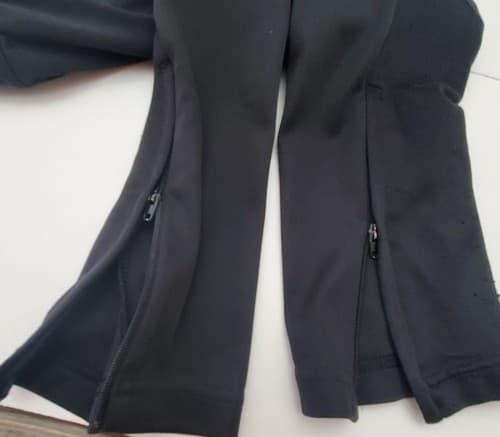 Adidas Pants Boys Medium Gray White Striped Casual Gym Workout Zipper Youth - Thumbnail 8