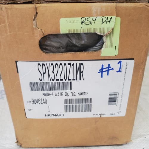 Hayward SPX3220Z1MR Swim Pure Pool Hot Tub Pump Motor Lot 9D45140 - Thumbnail 2