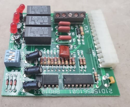 Trane Zettler Zone/Bypass Control Card Zzcardal010 21D150561G01 020707 - Image 1