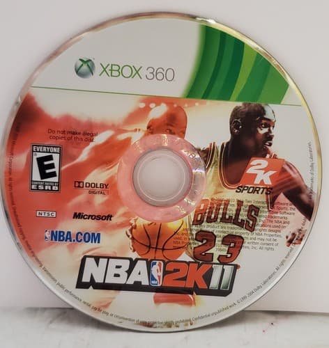 NBA 2K11 Microsoft Xbox 360 Video Game Disc Only - Image 1