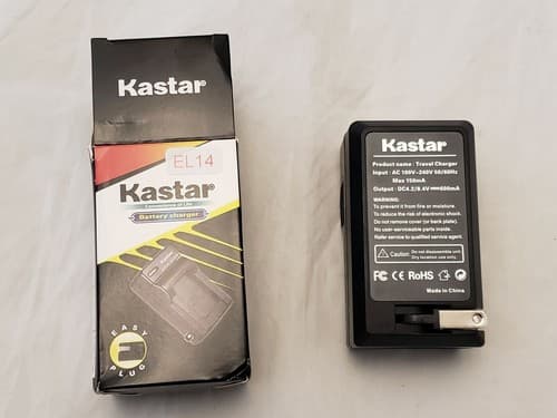 Kastar EL14 Battery Wall Charger for Nikon Nikon DSLR Camera - Thumbnail 5