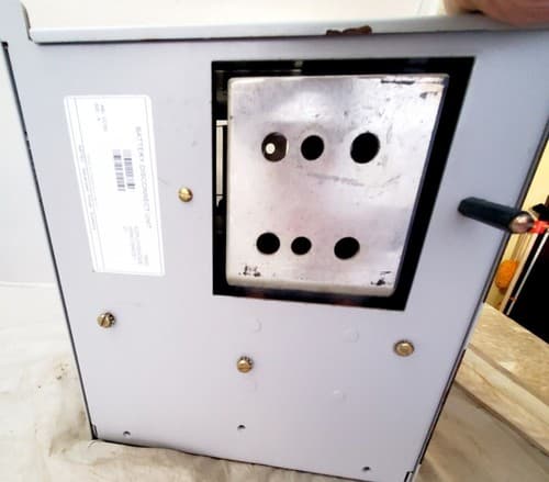 BDU600/48 Helios Astec Battery Disconnect Unit with S6N ABB 600A 2 Pole - Thumbnail 7