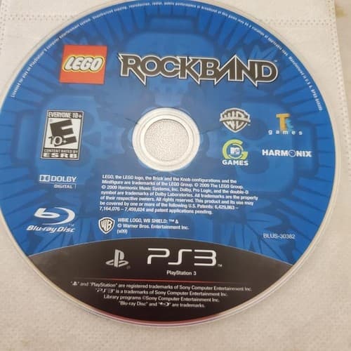 LEGO Rock Band Sony PlayStation 3 PS3 Video Game DISC ONLY - Image 1