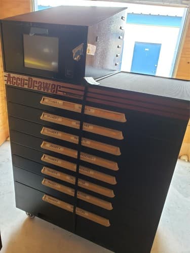 WinWare Accu-Drawer MU Tool Control Cabinet Storage Shop Box 036 - Image 1