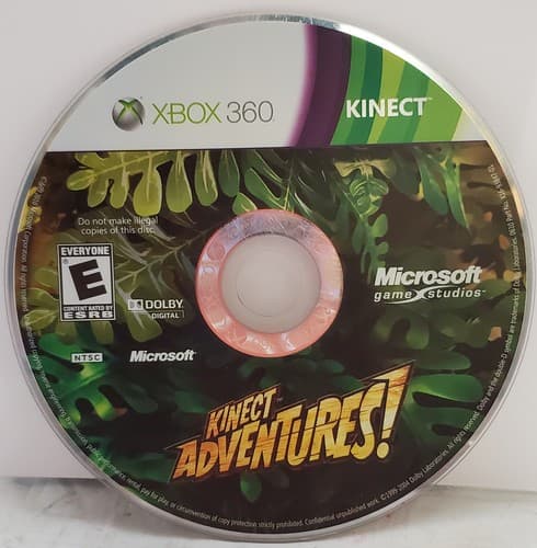 Kinect Adventures! Microsoft Xbox 360 Video Disc Only - Image 1