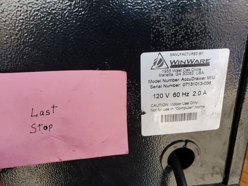 WinWare Accu-Drawer MU Tool Control Cabinet Storage Shop Box 036 - Thumbnail 8